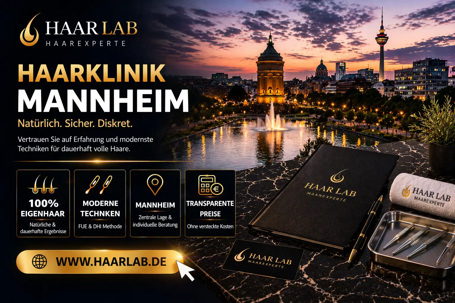 Haarklinik Mannheim | Volles Haar & Top Ergebnisse 2026 | HaarLab