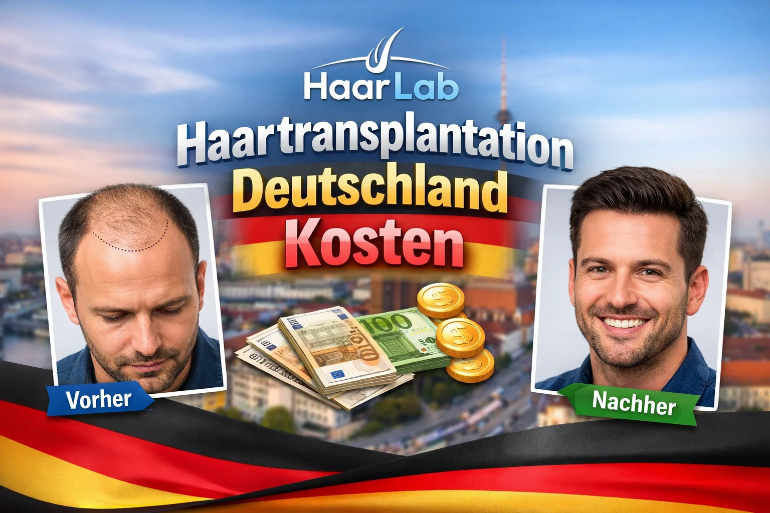 Haartransplantation Deutschland Kosten 2026 – Preise, Methoden & Spartipps