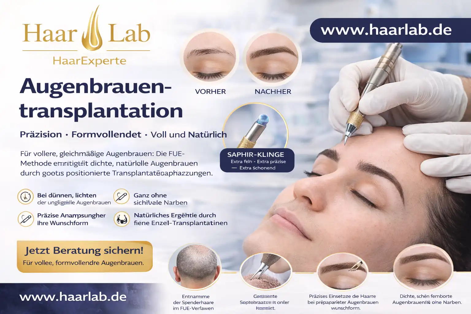 Augenbrauentransplantation