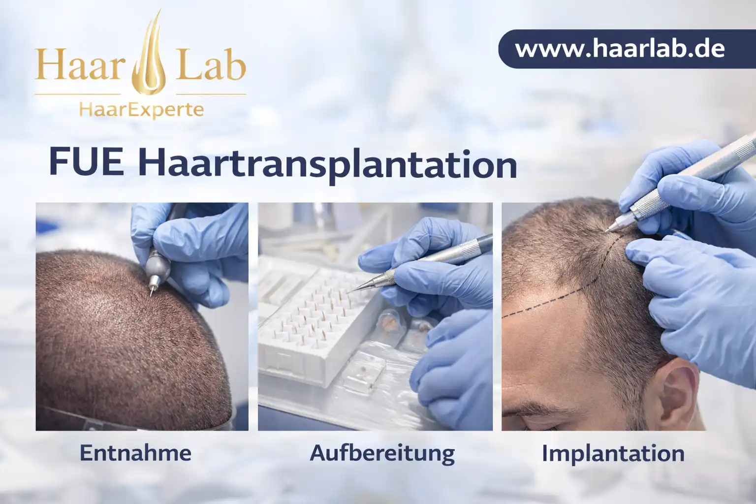 FUE Haartransplantation Mannheim vorher nachher Ergebnis